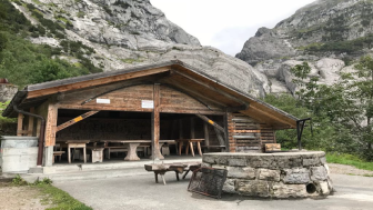 Grillstelle Gletschersand