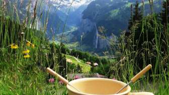 Fondue en plein air